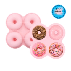 Khuôn Silicon - Donut - Vĩ 4C 7cm