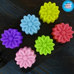[10 cup] Khuôn Silicon - Cup Set 5cm - M62 Hoa Thược Dược