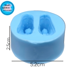 Khuôn Silicon - Em Bé Giày - Đôi Dây 4cm