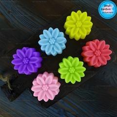 [10 cup] Khuôn Silicon - Cup Set 5cm - M62 Hoa Thược Dược