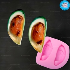 Khuôn Silicon - Món Ăn - Con Sò Vẹm Xanh 2c