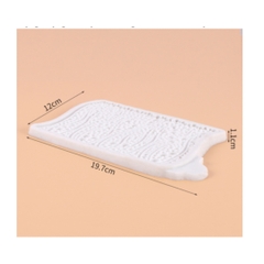 Khuôn Silicon - Viền Mảng Họa Tiết - Bi Sóng 19.7x12cm