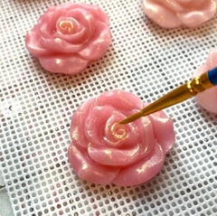 khuôn silicon-Hoa Hồng Nở -4cm