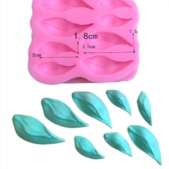 Khuôn Silicon - Lá Lá Tulip 8c