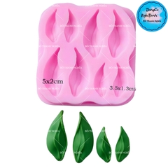 Khuôn Silicon - Lá Lá Tulip 8c