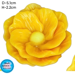 Khuôn Silicon - Hoa Cúc Cánh Xoay - 5.1cm J-338
