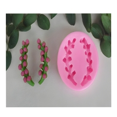 Khuôn Silicon - Lá - Dây Hoa Chấm