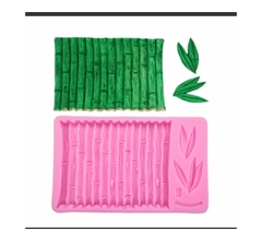 Khuôn Silicon - Viền Mảng Họa Tiết - Hàng Tre Trúc - 13.8x10.8cm
