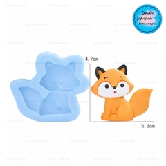 Khuôn Silicon Động Vật Cáo 5.3cm