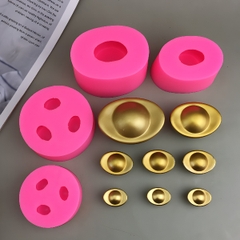 Khuôn Silicon - Thỏi Vàng - Vàng 3C 3.2cm