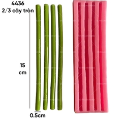 Khuôn Silicon - Cành Cây Nhánh Cây Tròn Dài 4c- 15cm 2/3
