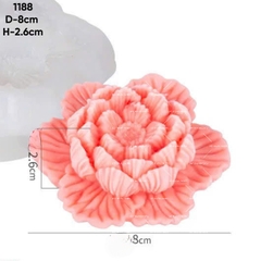 Khuôn Silicon - Hoa Mẫu Đơn Nhuỵ - 8cm
