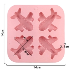 Khuôn Silicon - Máy Bay - Vĩ Máy Bay 4C
