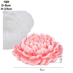 Khuôn Silicon - Hoa Mẫu Đơn Xoè - 8cm