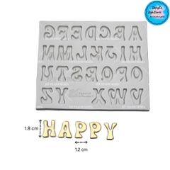 Khuôn Silicon - Chữ Cái IN - Chữ Cái In Nghiêng