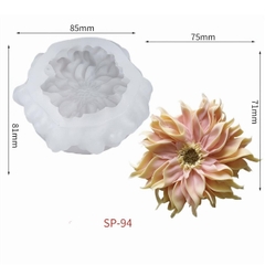 Khuôn Silicon -Hoa Đơn Thược Dược , Mép Uốn Cong  SP-94 KT