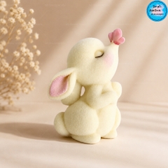 Khuôn Silicon - Động Vật - Con Thỏ Tai Dài 7.5cm