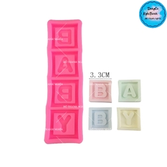 Khuôn Silicon - Chữ Cái IN - Chữ Cái Baby