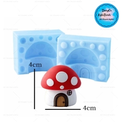 Khuôn Silicon - Rau Củ - Nấm Cửa 2 Mảnh 4cm