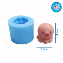 Khuôn Silicon - Biển - Bạch Tuột Mực 4.2cm