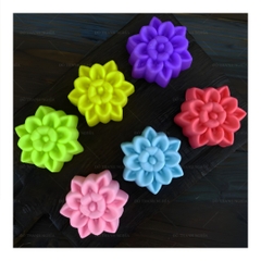 [10 cup] Khuôn Silicon - Cup Set 5cm - M14 - Cúc Tuyết
