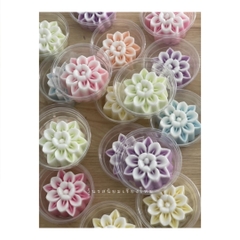 [10 cup] Khuôn Silicon - Cup Set 5cm - M14 - Cúc Tuyết