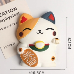 Khuôn Silicon - Mèo Thần Tài 6.5cm