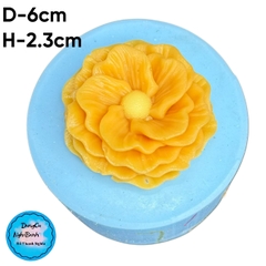 Khuôn Silicon - Hoa Cúc Cánh Xoay - 6cm cm J-339