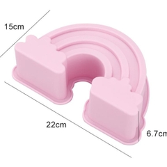 Khuôn Silicon - Cầu Vồng Lớn 22cm