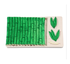 Khuôn Silicon - Viền Mảng Họa Tiết - Hàng Tre Trúc - 13.8x10.8cm