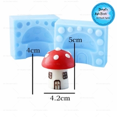 Khuôn Silicon - Rau Củ - Nấm Cửa 2 Mảnh 5cm