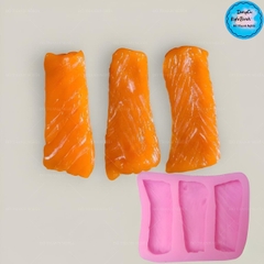 Khuôn Silicon - Món Ăn - Sushi Cá Hồi 3c 8cm