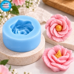 Khuôn Silicon -  Hoa Cúc Nhụy Cánh Xoay Nhiều Tầng J-369