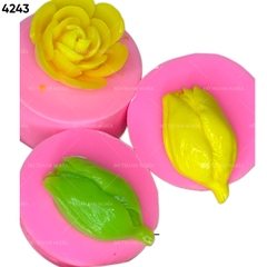 Khuôn Silicon - Hoa RƠI Nụ Nằm Tròn 5.4cm
