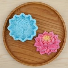 Khuôn Silicon - Mặt Ép Hoa Sen - Ép Sen Nhụy 9cm