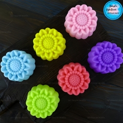 [10 cup] Khuôn Silicon - Cup Set 5cm - M66 Hoa Hướng Dương