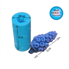 Khuôn Silicon - Trái Cây - Chùm Trái Việt Quất 5cm