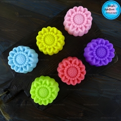 [10 cup] Khuôn Silicon - Cup Set 5cm - M66 Hoa Hướng Dương