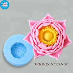 Khuôn Silicon - Hoa Sen Thái Nở - Hoa Sen 5cm