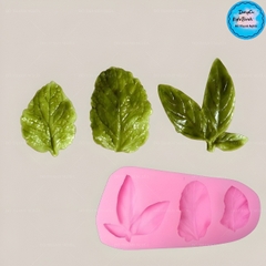 Khuôn Silicon - Rau Củ - Lá Chanh Xòe 3c 5cm