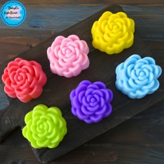 [10 cup] Khuôn Silicon - Cup Set 5cm - M48 - Hoa Cúc 4 Tầng