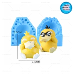 Khuôn Silicon - Động Vật - Vịt Ngồi 2 Mảnh 7.8cm