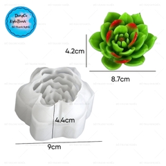 Khuôn Silicon - Sen Đá - Đại Đoá  8.7cm