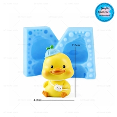 Khuôn Silicon - Động Vật - Vịt 2 Mảnh Túi 7.5cm