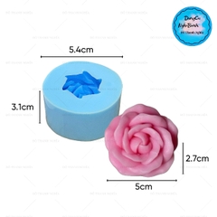 Khuôn Silicon - Hoa Hồng Nở J - 6cm J121