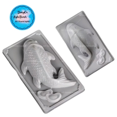 Vĩ Nhựa PP - Cá Chép 23cm - 1c - Cá 23cm và 2 Thỏi Vàng mini