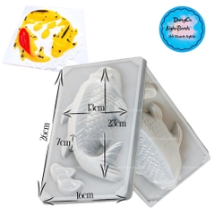 Vĩ Nhựa PP - Cá Chép 23cm - 1c - Cá 23cm và 2 Thỏi Vàng mini