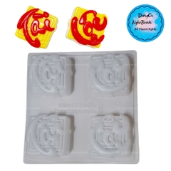 Vĩ Nhựa PP - Chữ 9cm - YB380 - Tài Lộc - Vuông