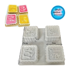 Vĩ Nhựa PP - Chữ 9cm - YB382 - Cát Tường ĐV PQ SV - Vuông