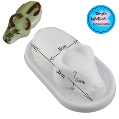 Vĩ Nhựa PP - Động Vật - Con Trâu 20x11cm Cao 5.5cm